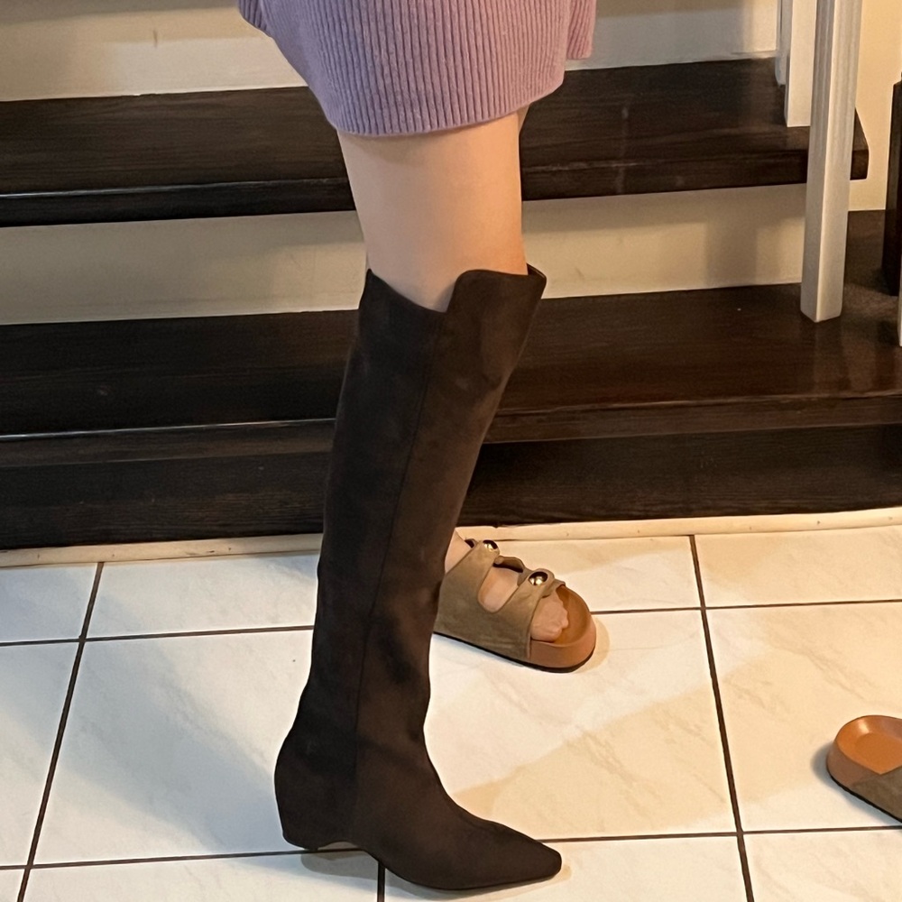 Brown Over-the-Knee Boots